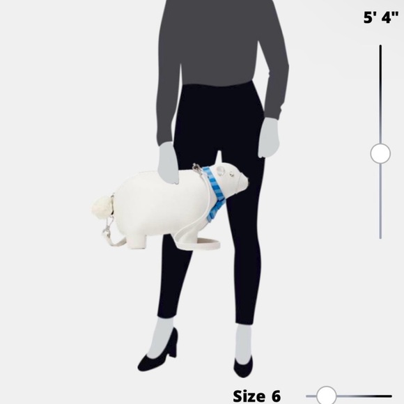 Kate Spade Arctic Friends Polar Bear Crossbody - Picture 10 of 13